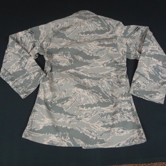US AIR FORCE CAMOFLAGE UNIFORM WOMENS 6R JACKET CAMO TACTICAL FATIGUES L249 - Picture 6 of 8